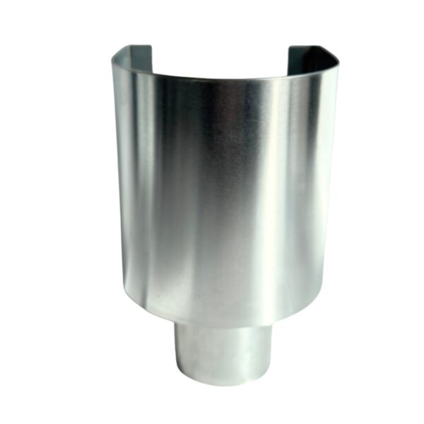 Vergaarbak zink 80 mm Mini met uitsparing Nedzink - Afbeelding 4