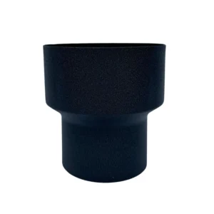 Verloop 100/80 mm - P.10 zwart | Prefa - Afbeelding 1