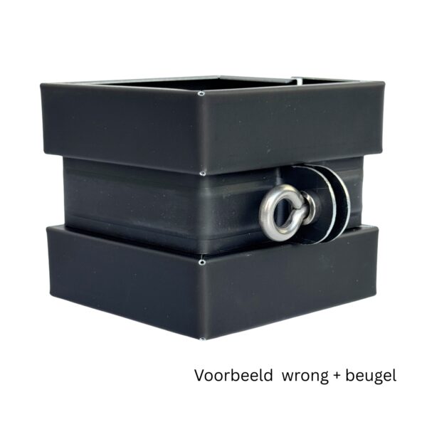 Wrong zink 80x80mm - Noir - Afbeelding 3