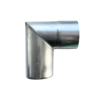 Bocht zink 100 mm 90gr - gesoldeerd | Nedzink - Afbeelding 1
