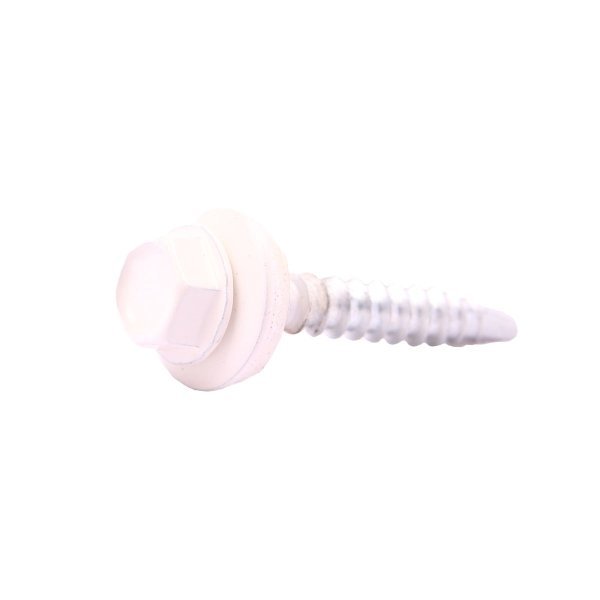 Dakpanplaatschroef 4,8 × 28 mm, Cream White RAL 9001