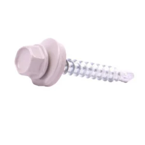 Dakpanplaatschroef 4,8 × 28 mm, Pure Grey RAL 7037