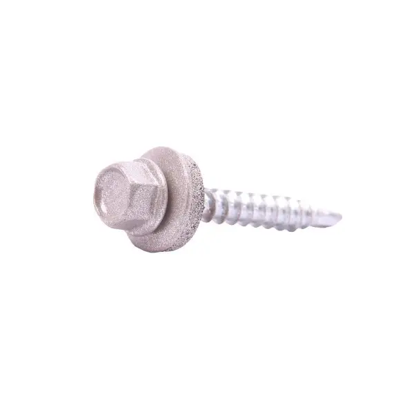 Dakpanplaatschroef 4,8 × 28 mm, Aluminium Grey RAL 9007