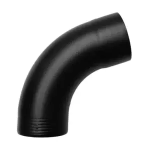 Aluminium bocht 80 mm 72gr - Ral-9005 fijnstructuur | Grömo