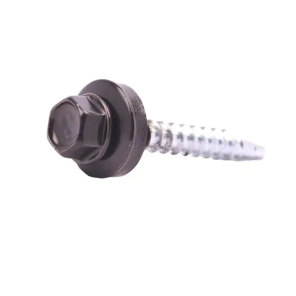 Dakpanplaatschroef 4,8 × 28 mm, Black RAL 9005