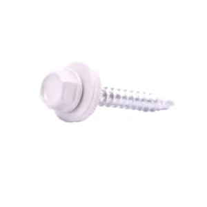 Dakpanplaatschroef 4,8 × 28 mm, White Aluminium RAL 9006