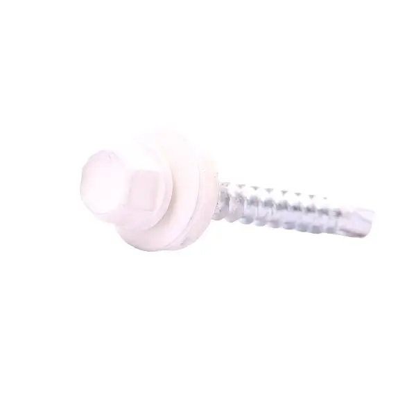 Dakpanplaatschroef 4,8 × 28 mm, Pure White RAL 9010