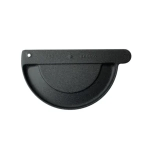 Kopschot aluminium M280 links - P.10 zwart t.b.v. lijmen GROMO