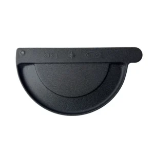 Kopschot aluminium M333 links - P.10 zwart t.b.v. lijmen GROMO