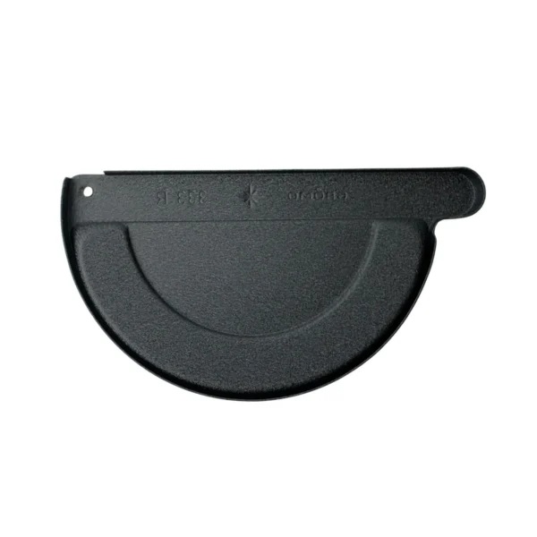 Kopschot aluminium M333 rechts - P.10 zwart t.b.v. lijmen GROMO - Afbeelding 3