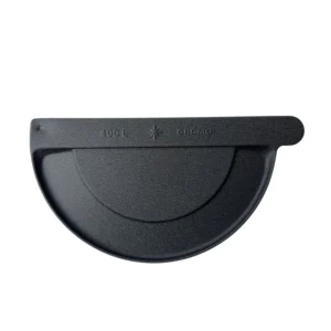 Kopschot aluminium M400 links – P.10 zwart t.b.v. lijmen GROMO