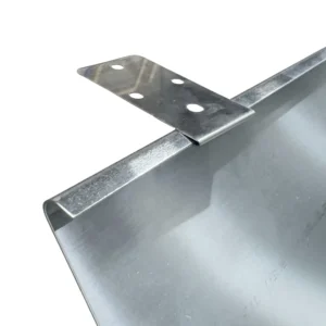 RVS schuifklang voor zink maatwerk 25mm